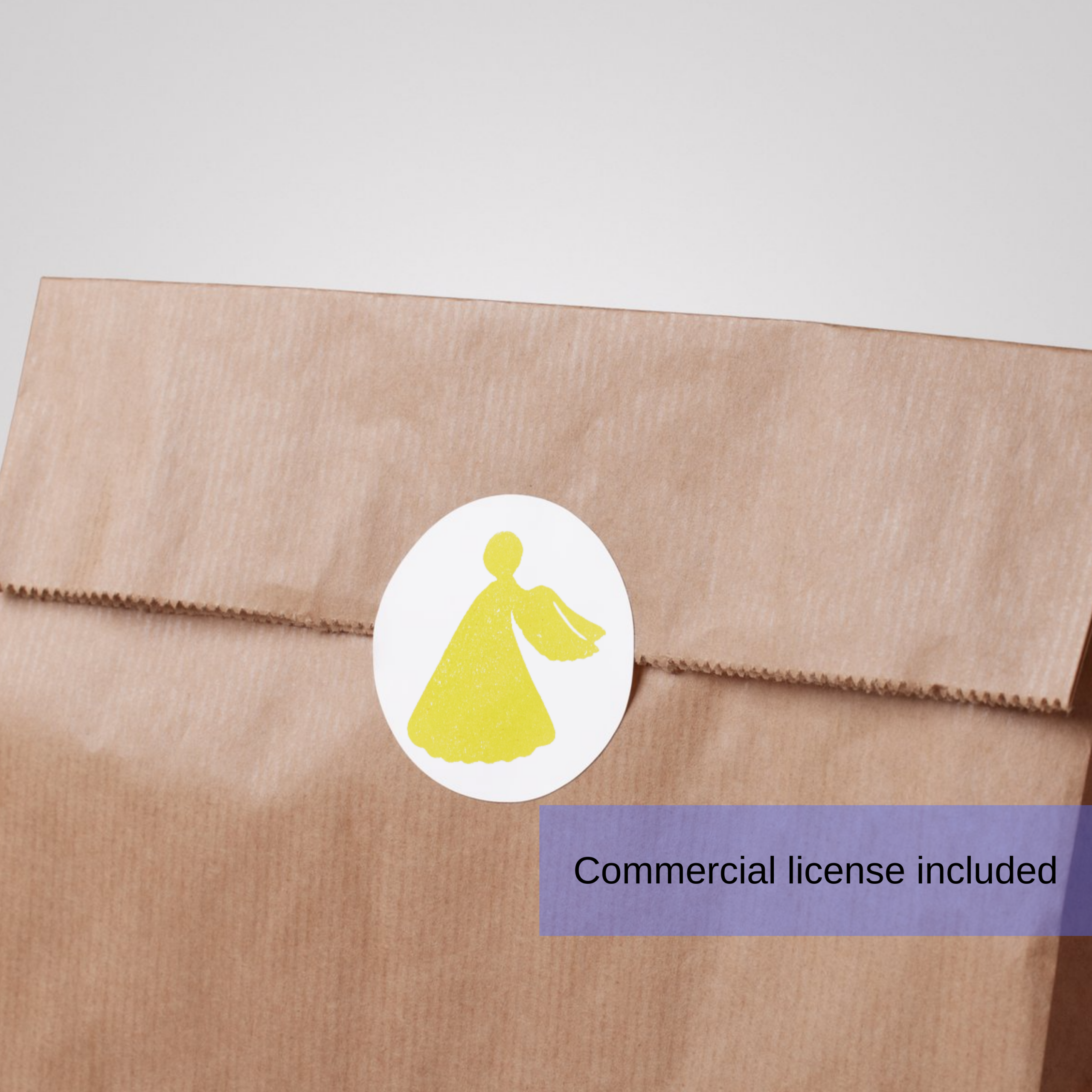 Anioł. Stempel cyfrowy. - obrazek 3