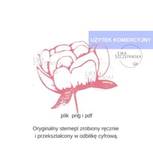 Piwonia 3, stempel cyfrowy