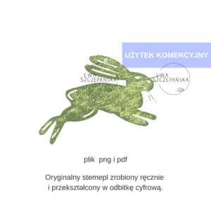 Stempel cyfrowy zając