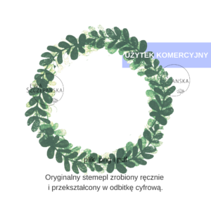 Stempel cyfrowy wianek boho