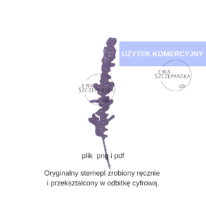 Akwarelowa grafika lawendy w formacie SVG, przedstawiająca delikatne fioletowe kwiaty i zielone łodygi, idealna do projektów DIY, Cricut i nadruków sublimacyjnych.