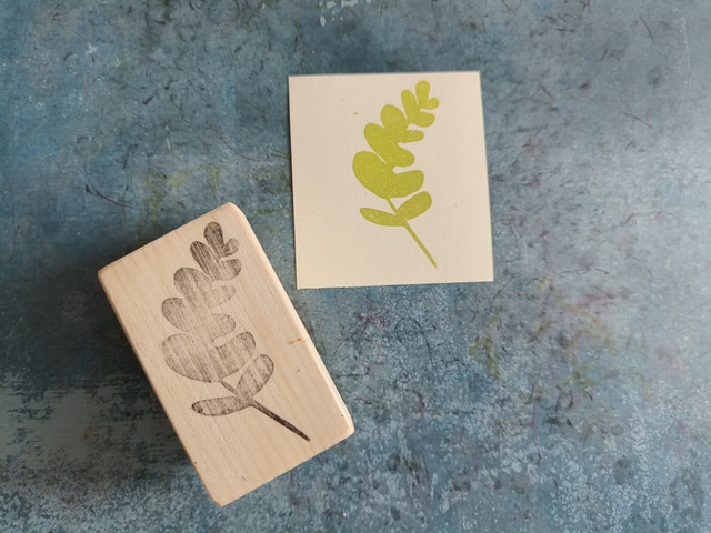 Stempel dekoracyjny liść eukaliptusa Stempel dekoracyjny liść eukaliptusa